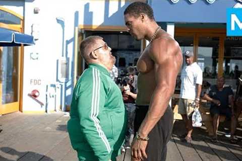 The Super Fat Guy Beat the Bodybuilders at Muscle Beach | Muscle Madness