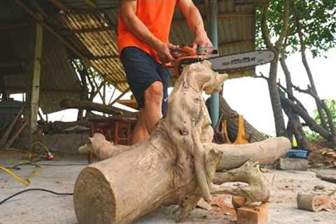 Amazing Art Outdoor Table Ideas - Extremely Creative Woodworking From Discarded Wood Stumps