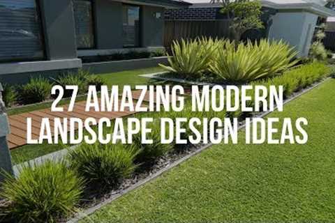 🔴 27 Amazing MODERN LANDSCAPE DESIGN Ideas