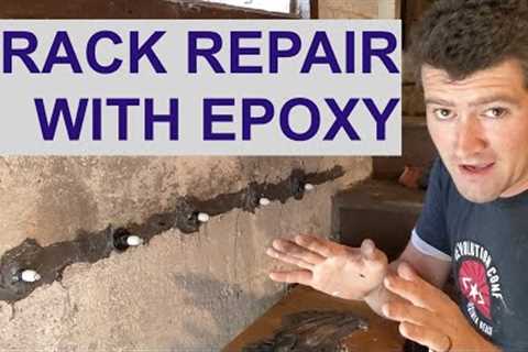 Cheap fix for foundation leaks and cracks with epoxy injection (part 1)