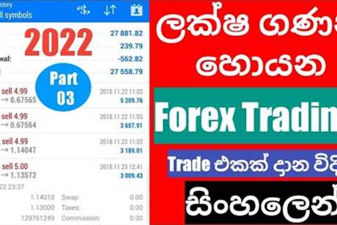 How To Put Trade on XM Forex Broker Sinhala 2022