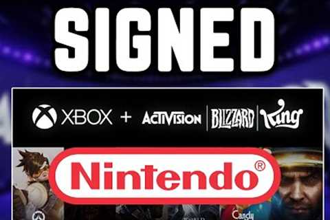 MASSIVE Xbox Activision Blizzard Acquisition NEWS with NINTENDO