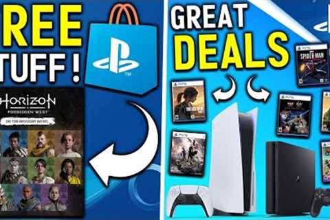 New FREE Stuff on PSN Out Now and GREAT New PS4/PS5 DEALS and SALES Live!