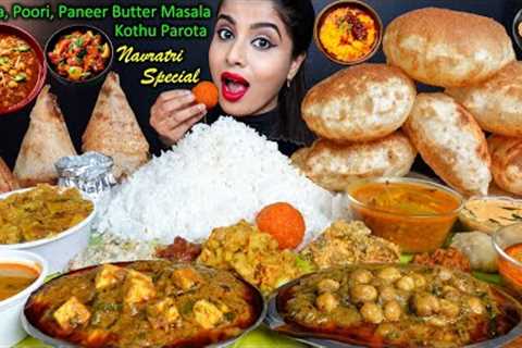 Eating Ghee Dosa,Paneer Butter Masala,Chole Bhature,South Indian Thali Street Food ASMR Eating Video