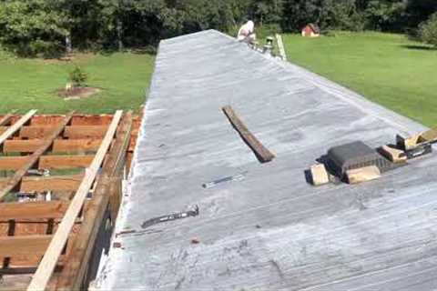 Mobile home roof leak problems explained.
