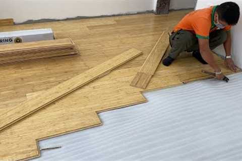 Easily Install Bamboo Flooring For Bedroom - How To Install Hardwood Flooring