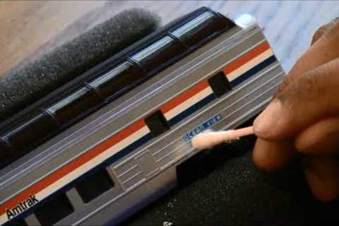 How to apply decals to model trains