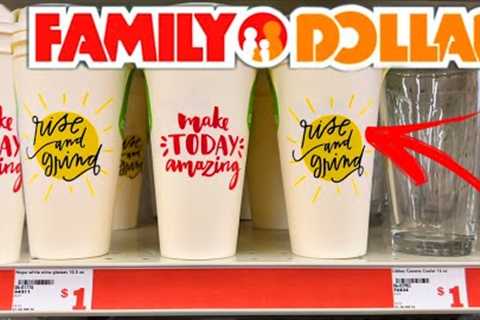 FAMILY DOLLAR SHOPPING *$1.00 (NOT $1.25) NEW FINDS FOR THE WEEK!!!
