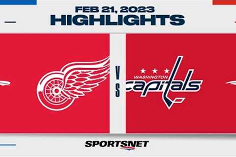 NHL Highlights | Red Wings vs. Capitals - February 21, 2023