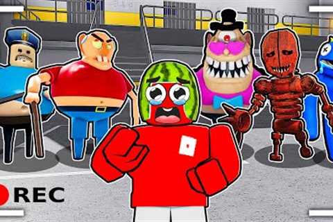 ALL SECRET ESCAPE OBBYS Mr Stinky PINK, Barry's Prison, Rainbow Friends, Baby Bobby, Smiley Daycare
