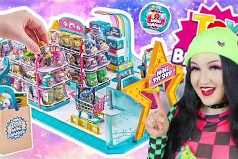 Mini TOY Brands TOY SHOP Unboxing &amp; Assembly! 💖  ZURU 5 Surprise Toy Mini Brands