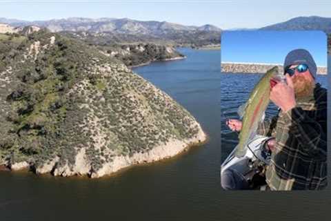 Trout Fishing Cachuma Lake for the FIRST TIME at 100% Capacity