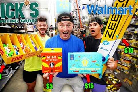 1v1 CHEAP vs EXPENSIVE Budget Fishing Store Challenge (Winner Takes ALL!)