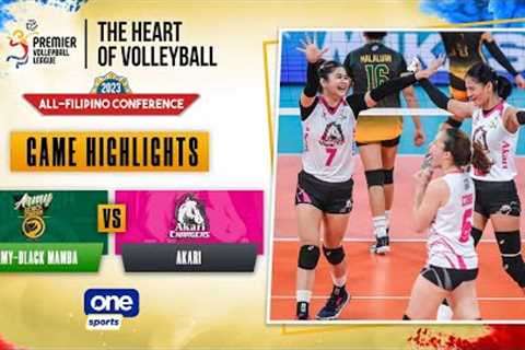 Army Black Mamba vs. Akari | 2023 PVL All-Filipino Conference - Feb. 21, 2023