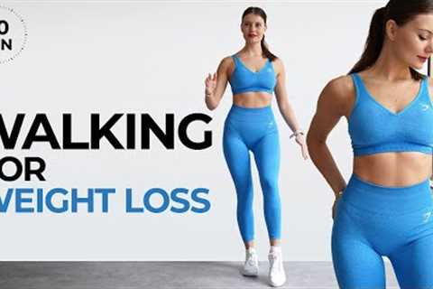 30 MIN METABOLIC WALKING EXERCISES FOR WEIGHT LOSS- No Jumping | Walk at Home