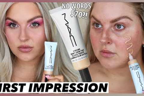 WATCH THIS BEFORE YOU SPEND $70 ON THIS 😬 MAC Strobe Dewy Skin Tint First Impression