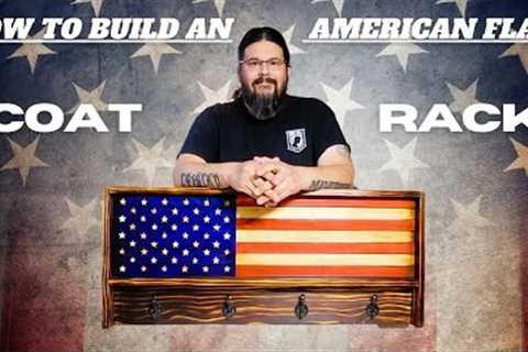 How to Build an American Flag Coat Rack - Easy DIY Woodworking Project That Sells!