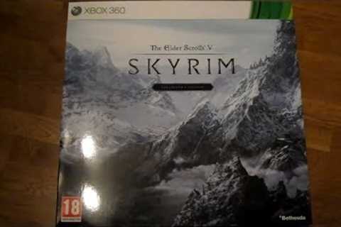 Unboxing The Elder Scrolls V: Skyrim - Collector's Edition
