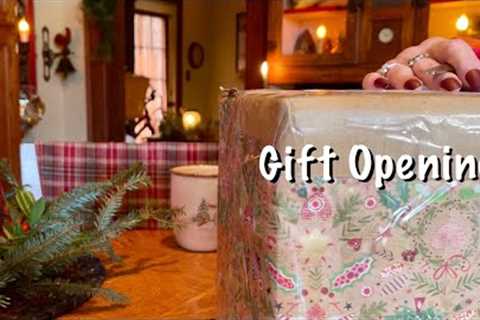 ASMR Opening Subscriber Christmas gifts! (Soft Spoken) Thank you, Donna, Beate &amp; Kay! Unboxing..