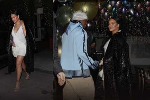 Rihanna Celebrates Her Birthday, dinner with A$ap Rocky