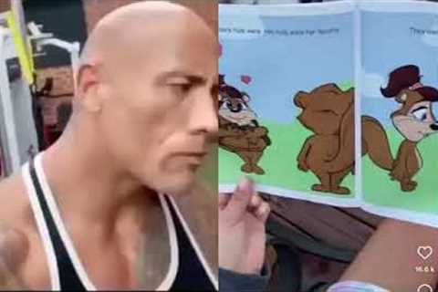 Dwayne The Rock Johnson reacts to Deez Big Nutz read aloud