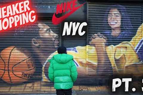 SNEAKER SHOPPING IN NYC TIMES SQUARE, BROOKLYN BARCLAYS CENTER &amp; MORE PT  3 THE WRAP UP!!