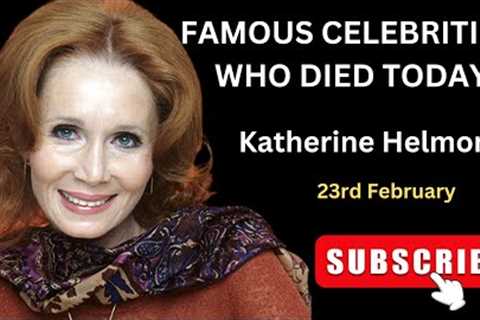 5 Famous Celebrity Deaths Today