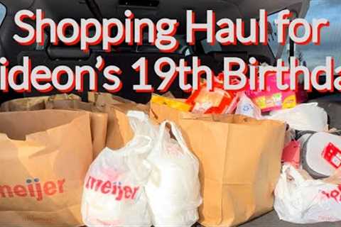 SHOPPiNG HAUL FOR GiDEON’S BIRTHDAY 😉🛒🎂