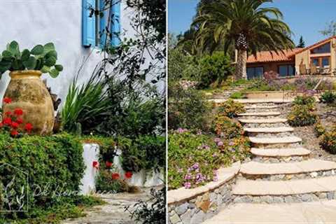 Mediterranean Garden Ideas 2022 | Mediterranean Landscaping Front Yard and Backyard Ideas