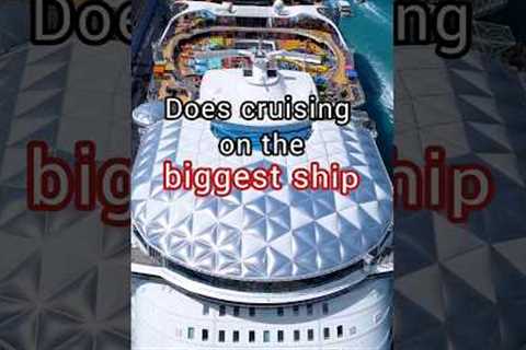 Does size matter for cruise ships? #wonderoftheseas #cruisetravel #cruisevacation