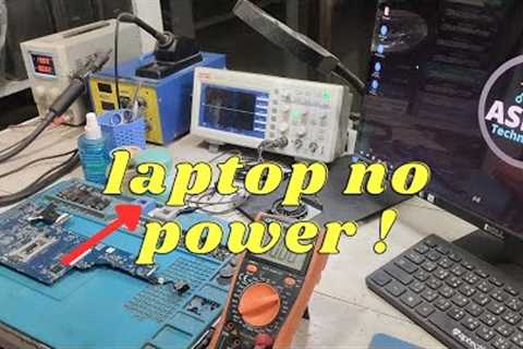 laptop no power problem repair case study 1 in bangla । Computer repair training । ashik technology
