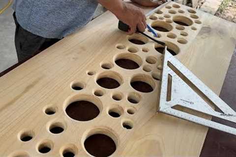 Crafting a Work of Art: Watch the Fascinating Process of Building a Beautiful Wooden Table
