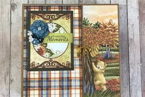 MINI ALBUM TUTORIAL PART 1 BEARY FUN RETREAT SHELLIE GEIGLE JS HOBBIES AND CRAFTS