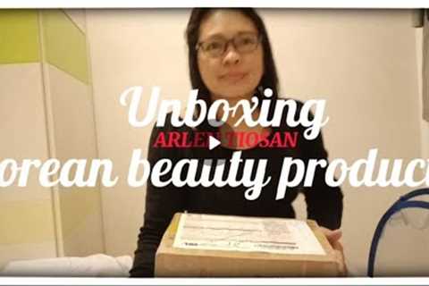Unboxing Korean beauty products