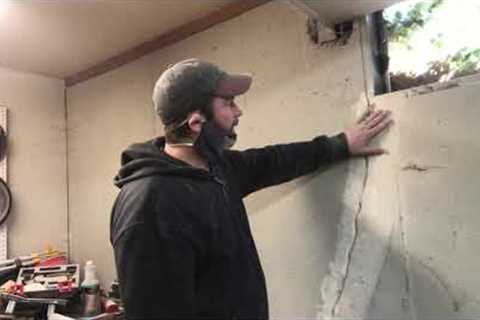 How to repair a foundation crack