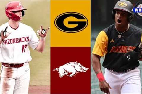 Grambling vs #9 Arkansas Highlights (Great Game!) | 2023 College Baseball Highlights