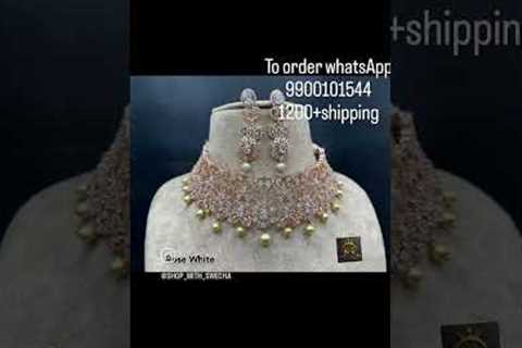 High Quality Real Ad or Cz Choker Set