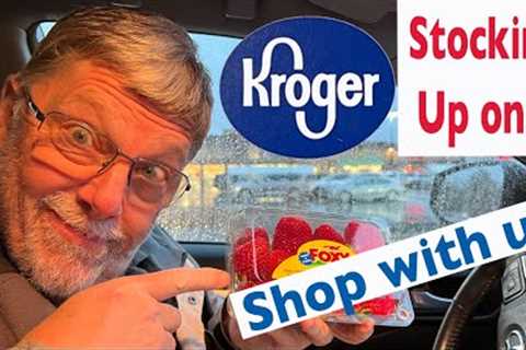 You won't believe what we stock up on this week at KROGER! SHOP WITH US!