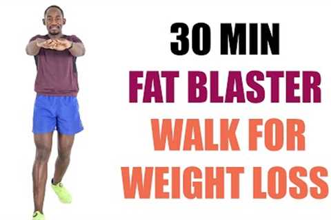 30 Minute FAT BLASTING Walk at Home Workout for Weight Loss