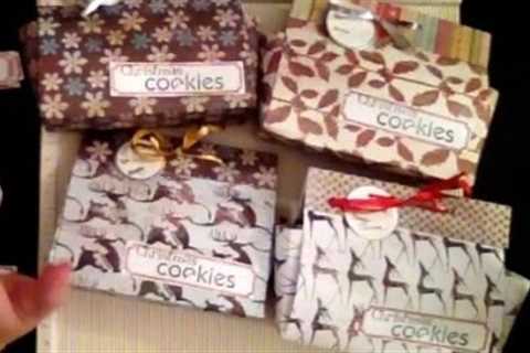 Quick and easy gift box made with 12 x 12 paper no cutting involved