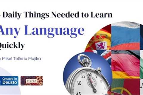How to Learn a Foreign Language Quickly (FULL BREAKDOWN)