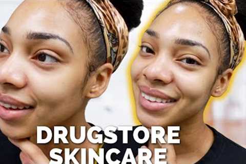 Closed Comedones Drugstore Skincare Routines | Morning, Night, &amp; FUNGAL ACNE SAFE!