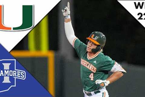 Indiana State vs #22 Miami Baseball Highlights | 5 TOTAL HRs | College Baseball Highlights 2023