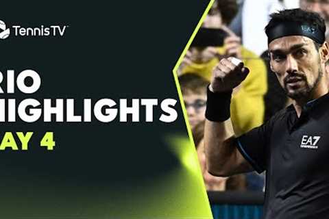 Alcaraz vs Fognini in Thriller; Cerundolo, Lajovic Feature | Rio 2023 Highlights Day 4
