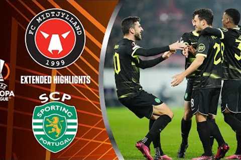 Midtjylland vs. Sporting CP: Extended Highlights | UEL Play-off 2nd Leg | CBS Sports Golazo - Europe