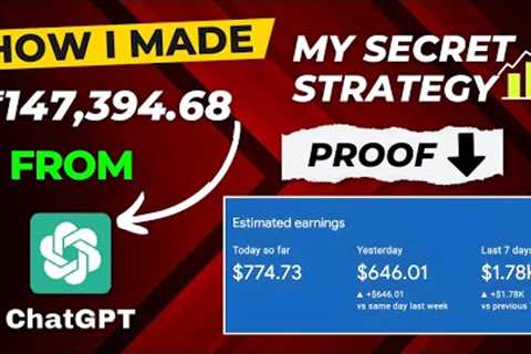 ChatGPT:  I Earned ₹1,47,394.68 Within 1 Week | Make Money with ChatGPT Ai Bot