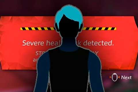 Ring Fit Adventure - Rare Health Warning Message