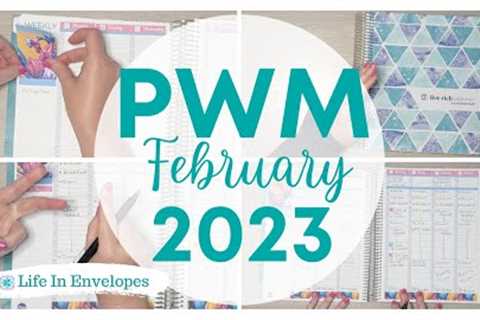 Plan with Me / TBM LRP / The Budget Mom / Live Rich Planner / February 2023 / Life In Envelopes