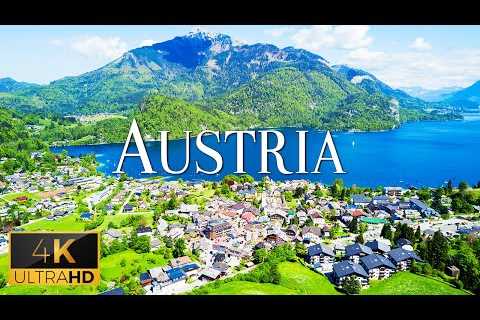 FLYING OVER AUSTRIA (4K Video UHD) - Calming Piano Music With Beautiful Nature Video For Relaxation