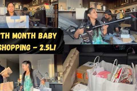 7th month baby shopping!! 2.5lakhs
